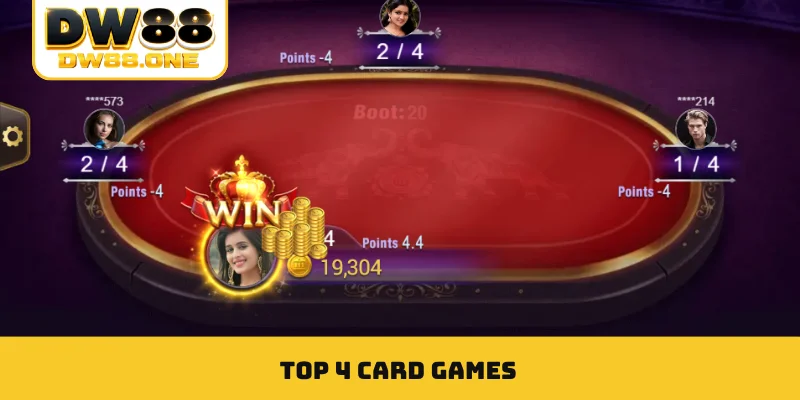 TOP 4 card games