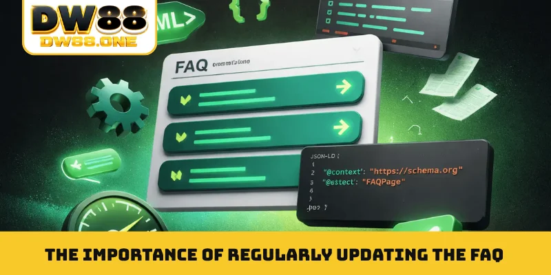 The importance of regularly updating the FAQ