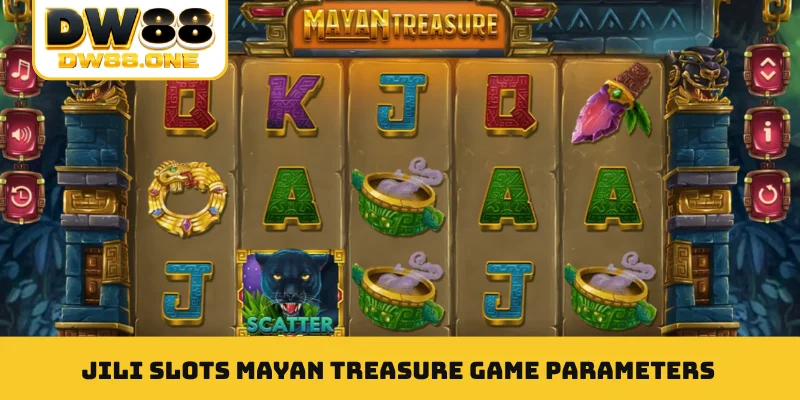 JILI slots Mayan Treasure game parameters