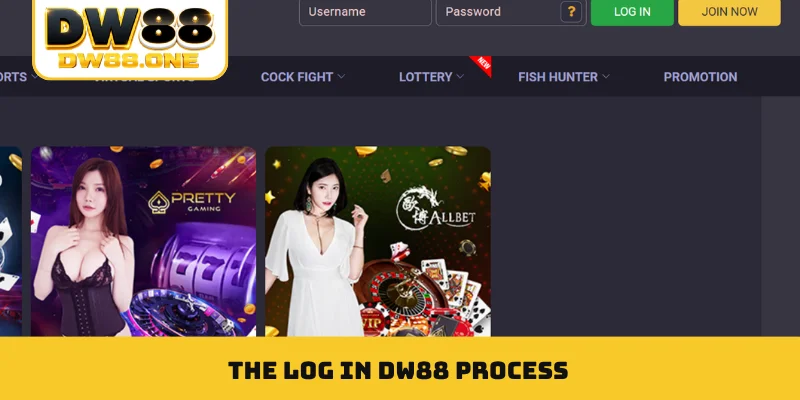 The log in DW88 process