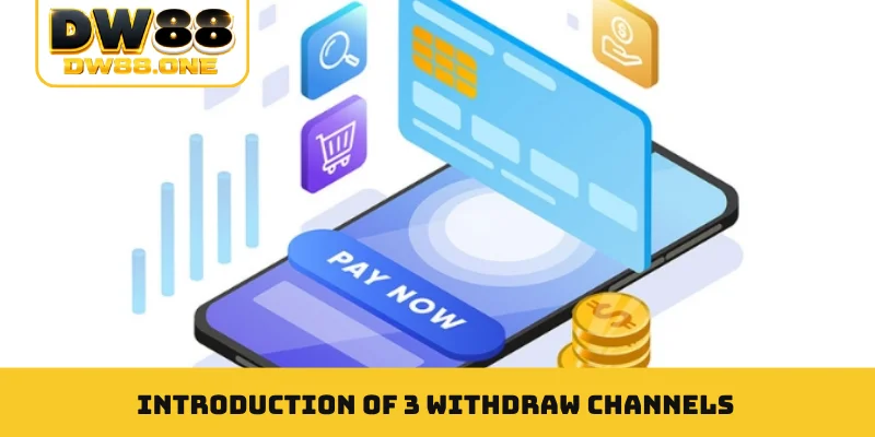 Introduction of 3 Withdraw channels